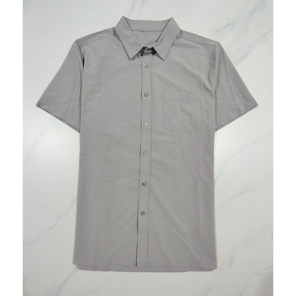 Vuori Other - Vuori Bridge Short Sleeve  Shirt Men's Size Large Gray V184